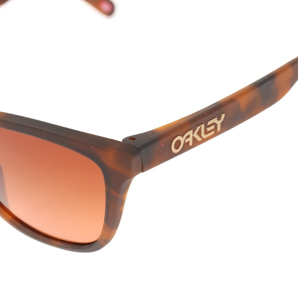 オークリー（OAKLEY）（メンズ、レディース）スポーツサングラス FROGSKINS アジアンフィット MATTE BROWN TORTOISE/prizm brown gradient 9245-D154 UV