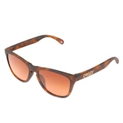 (メンズ、レディース)スポーツサングラス FROGSKINS アジアンフィット MATTE BROWN TORTOISE/prizm brown gradient 9245-D154 UV