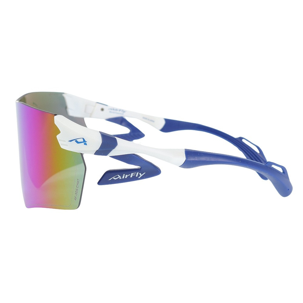 エアフライ（AirFly）（メンズ、レディース）サングラス RACING WHITE MATT AF-305 C-5CYMT UV