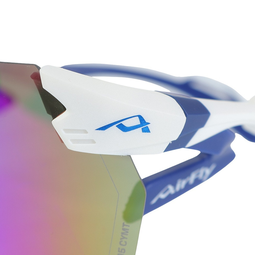 エアフライ（AirFly）（メンズ、レディース）サングラス RACING WHITE MATT AF-305 C-5CYMT UV