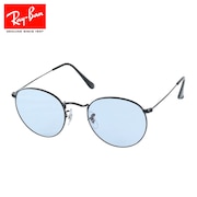 レイバン（RAY-BAN）（メンズ）サングラス ROUND METAL WASHED LENSES 3447002/6450 UV