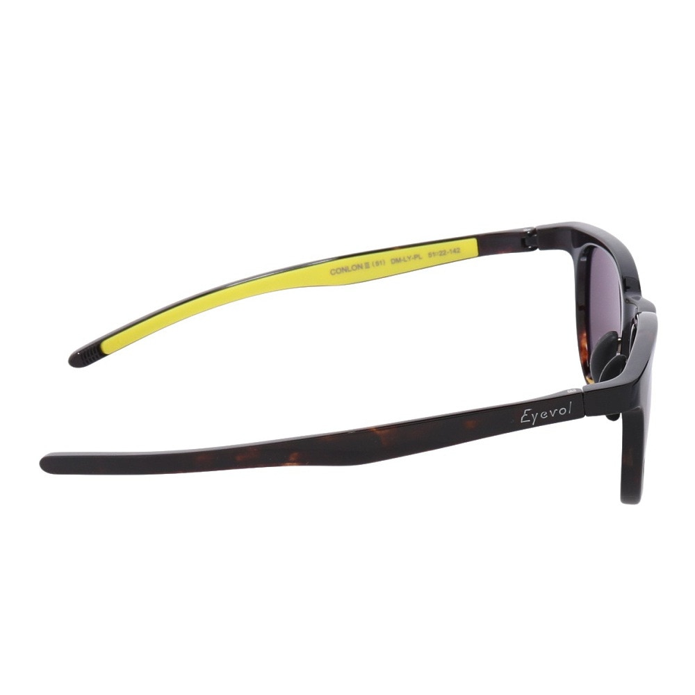 アイヴォル（EYEVOL）（メンズ、レディース）サングラス 偏光レンズ採用 CONLON3 DM LY BK PL サイズ 51