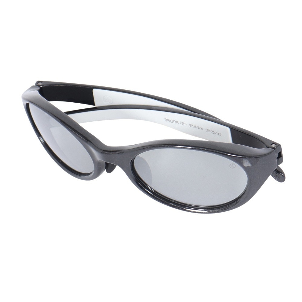 アイヴォル（EYEVOL）（メンズ、レディース）サングラス BROOK-55 55 BKM-WH-GRY S.MIR 黒