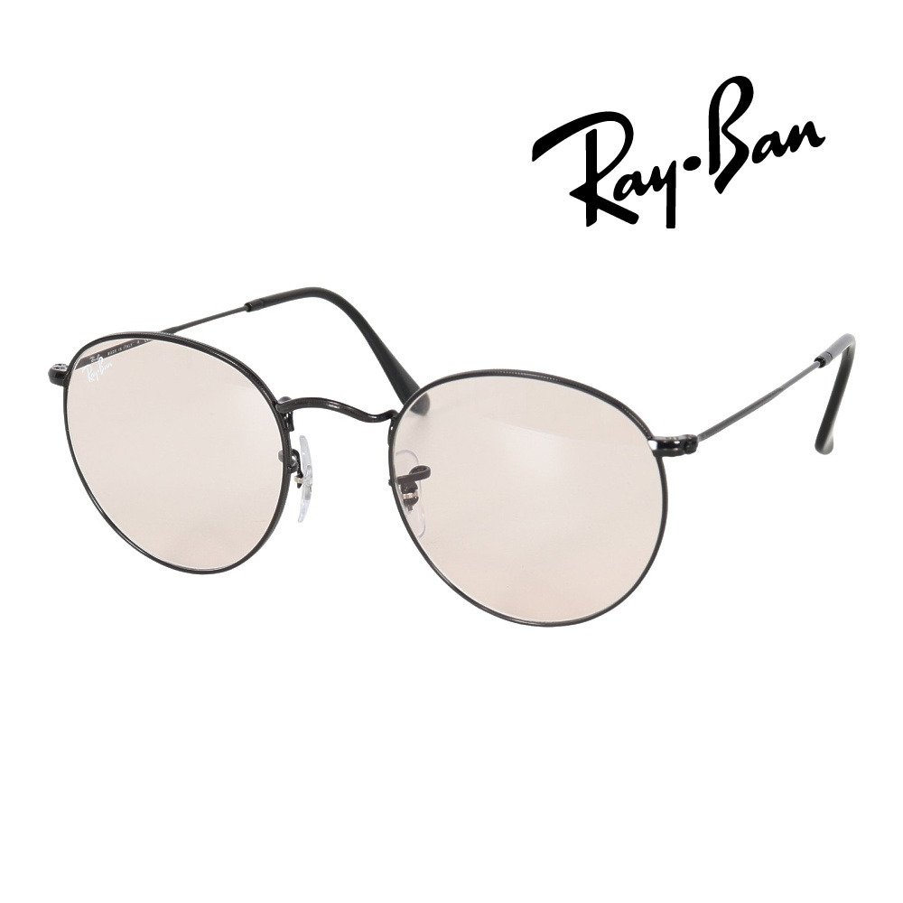 RAY-BAN �T���O���X ROUND METAL RB3447002 8450 �e�e �J���[�Ȃ� �T���O���X�E���K�l