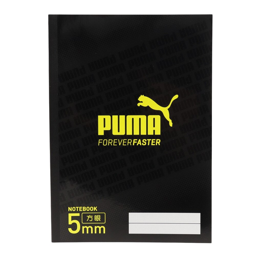 プーマ（PUMA）（メンズ、レディース、キッズ）自由学習帳 5mm方眼 ブラック PM290BK