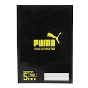 プーマ（PUMA）（メンズ、レディース、キッズ）自由学習帳 5mm方眼 ブラック PM290BK