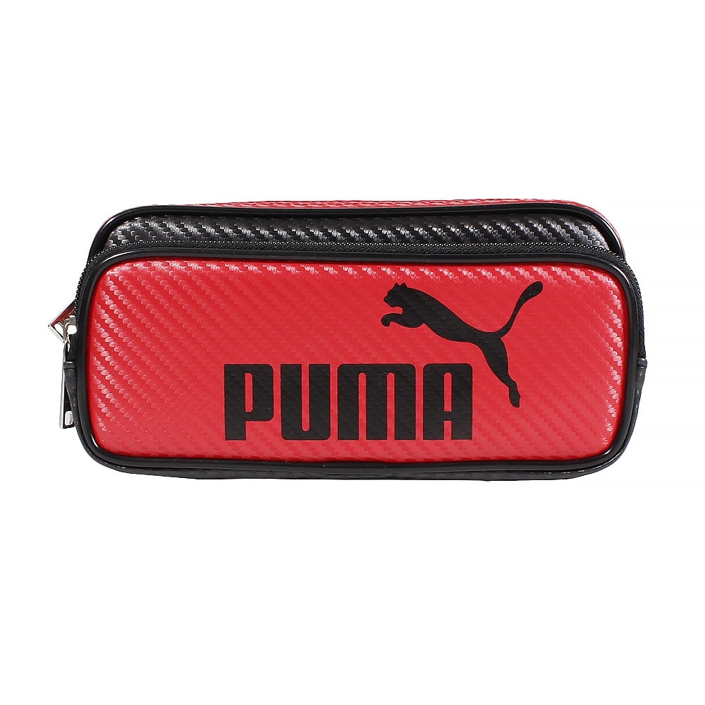 プーマ（PUMA）（メンズ、レディース、キッズ）カラーカーボンWペンケース レッド 787PMRD