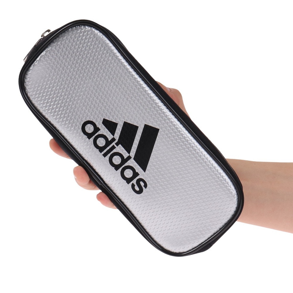 アディダス（adidas）（メンズ、レディース、キッズ）ソフトペンケース シングルポケット AI1200 銀黒 07 PT1200AI07S24