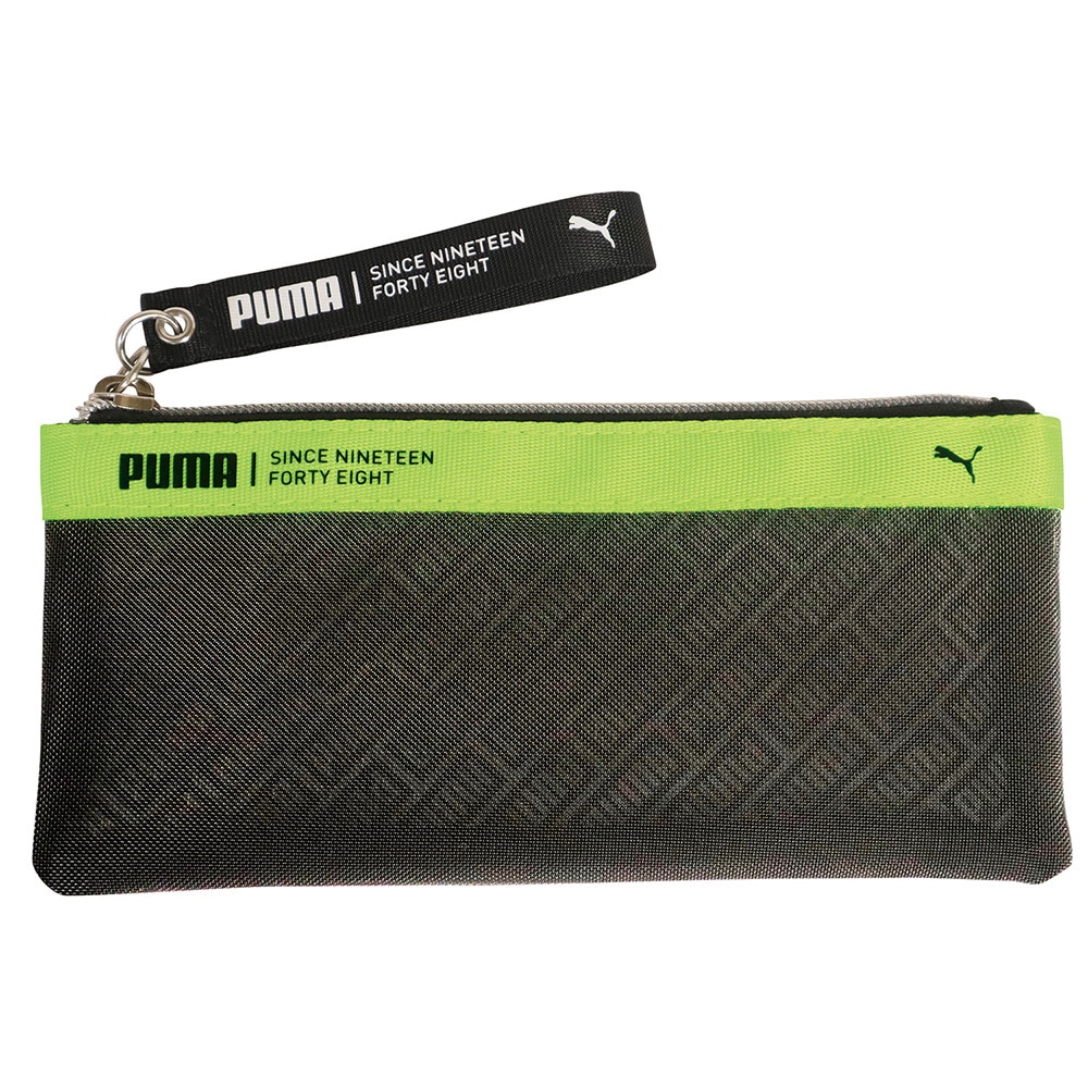プーマ（PUMA）（メンズ、レディース、キッズ）シースルーメッシュペンケース イエロー PM315YE