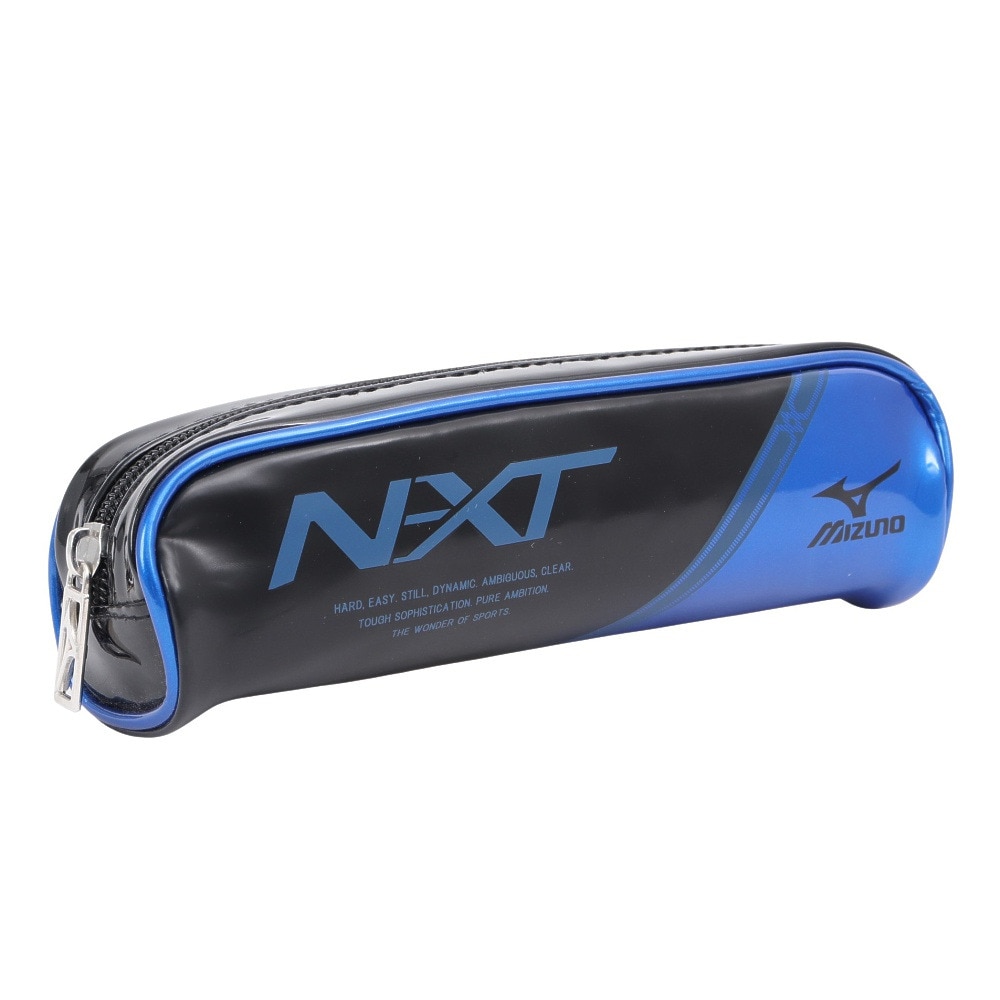 ミズノ（MIZUNO）（メンズ、レディース、キッズ）ペンケース 細型 青×黒 S1417282 筆箱 筆記用具入れ 学校 学生 新調 新学期