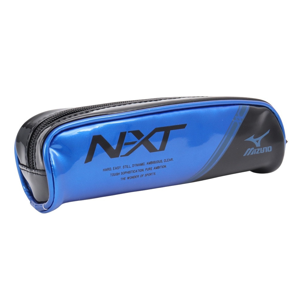 ミズノ（MIZUNO）（メンズ、レディース、キッズ）ペンケース 細型 青×黒 S1417282 筆箱 筆記用具入れ 学校 学生 新調 新学期