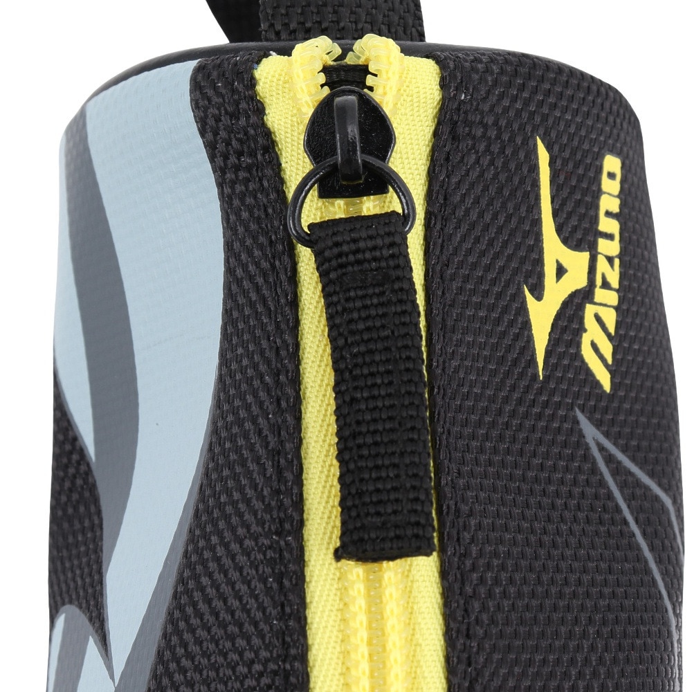 ミズノ（MIZUNO）（メンズ、レディース、キッズ）ペンケース 筒型 ブラック 黒×黄 S1413651 BK 筆箱 筆記用具入れ 学校 学生 新調 新学期