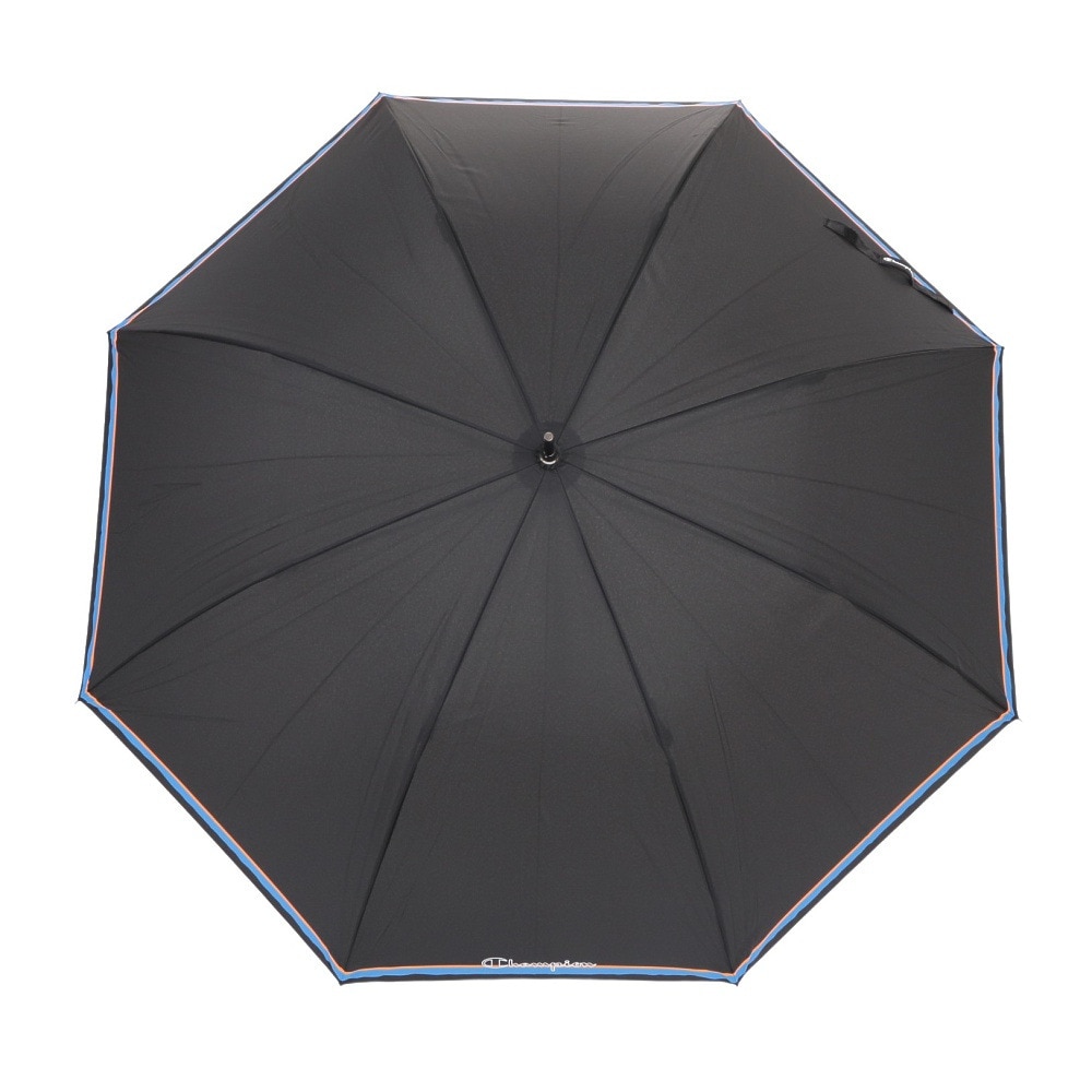 チャンピオン（CHAMPION）（メンズ）雨傘 ボーダージャンプ傘 65cm CHM31JP BK 長傘 黒 