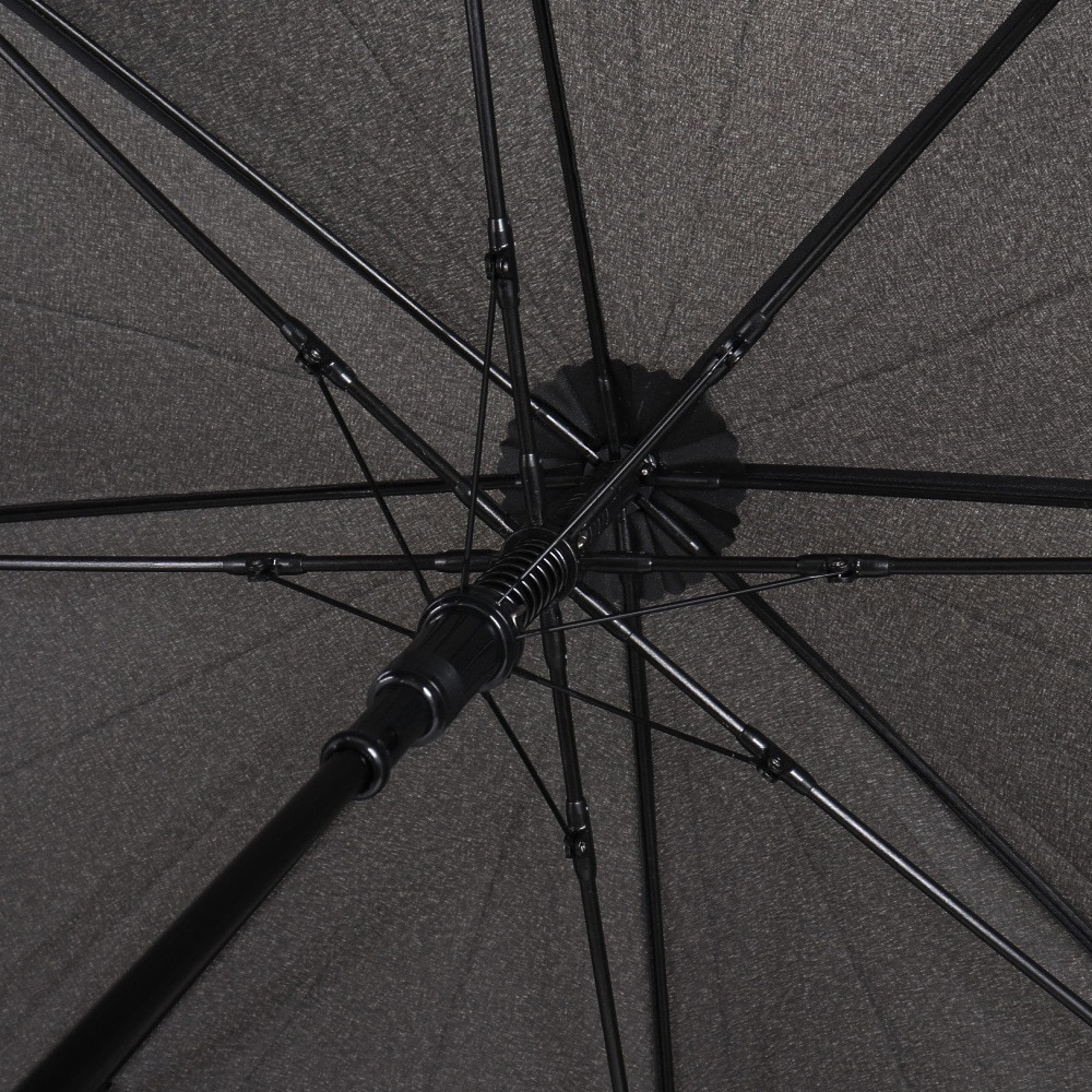 チャンピオン（CHAMPION）（メンズ）雨傘 ボーダージャンプ傘 65cm CHM31JP BK 長傘 黒 