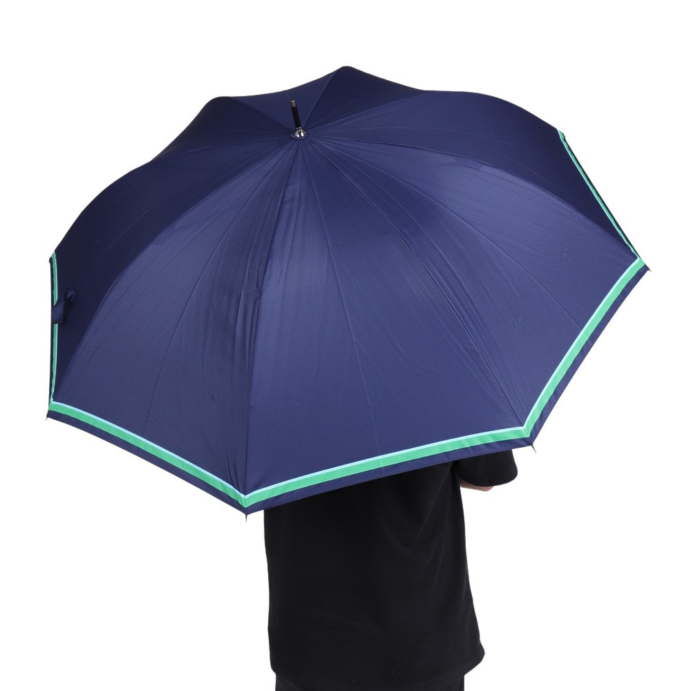 チャンピオン（CHAMPION）（メンズ）雨傘 ボーダージャンプ傘 65cm CHM31JP NV 長傘 ネイビー
