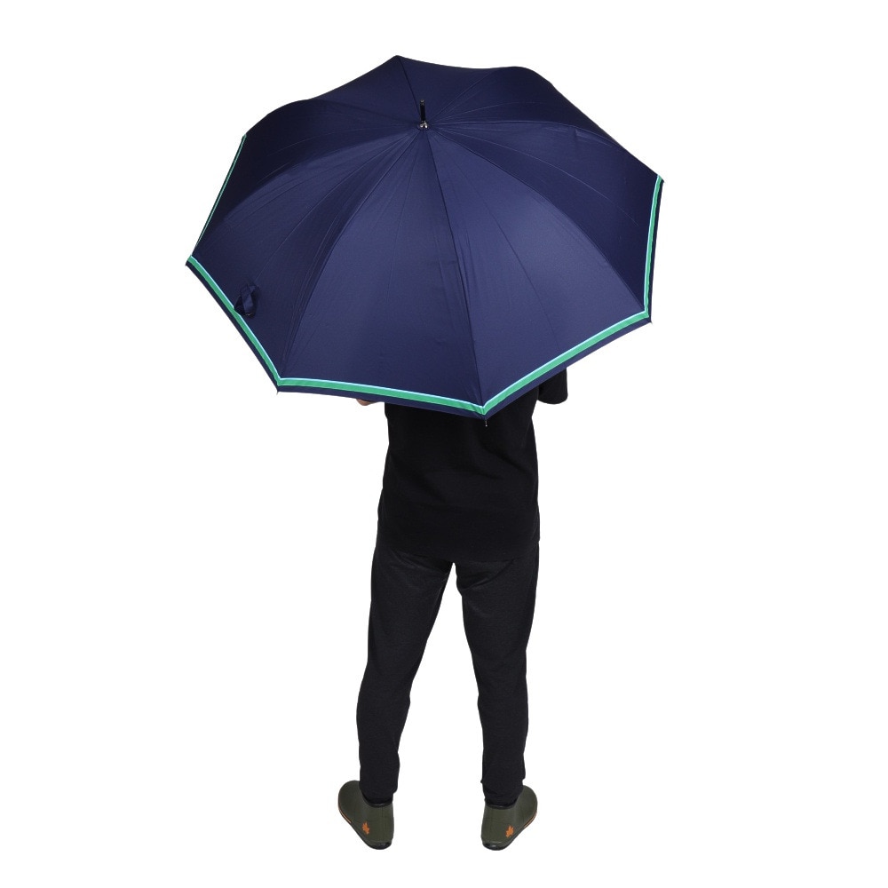 チャンピオン（CHAMPION）（メンズ）雨傘 ボーダージャンプ傘 65cm CHM31JP NV 長傘 ネイビー