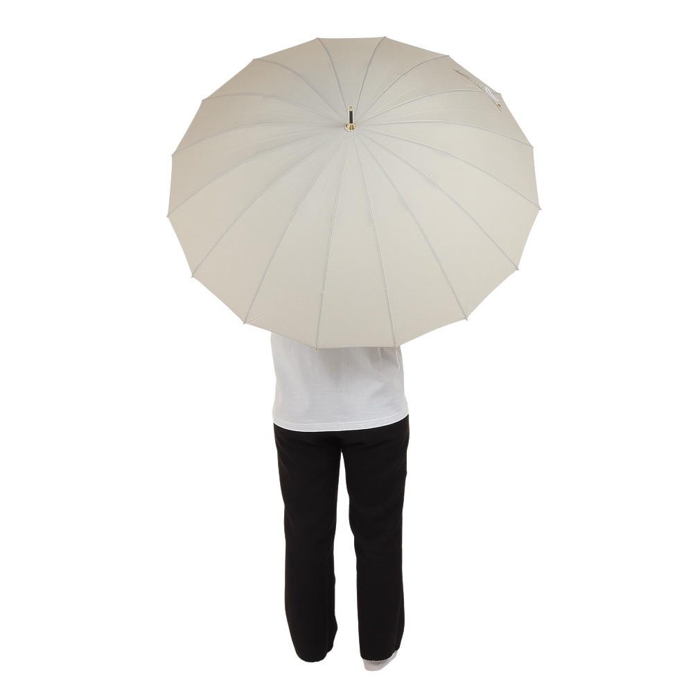 ワールド パーティー（W.P.C）（メンズ、レディース）雨傘 16本骨ソリッド 長傘 5559-01-001 ベージュ 55cm