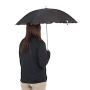 (レディース)晴雨兼用 日傘 遮光クラシックフリル 81-11340-101 ブラック
