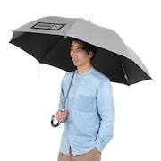 (メンズ、レディース)晴雨兼用 長傘 張り分けジャンプ傘 PBP59JP70 シルバー 70cm