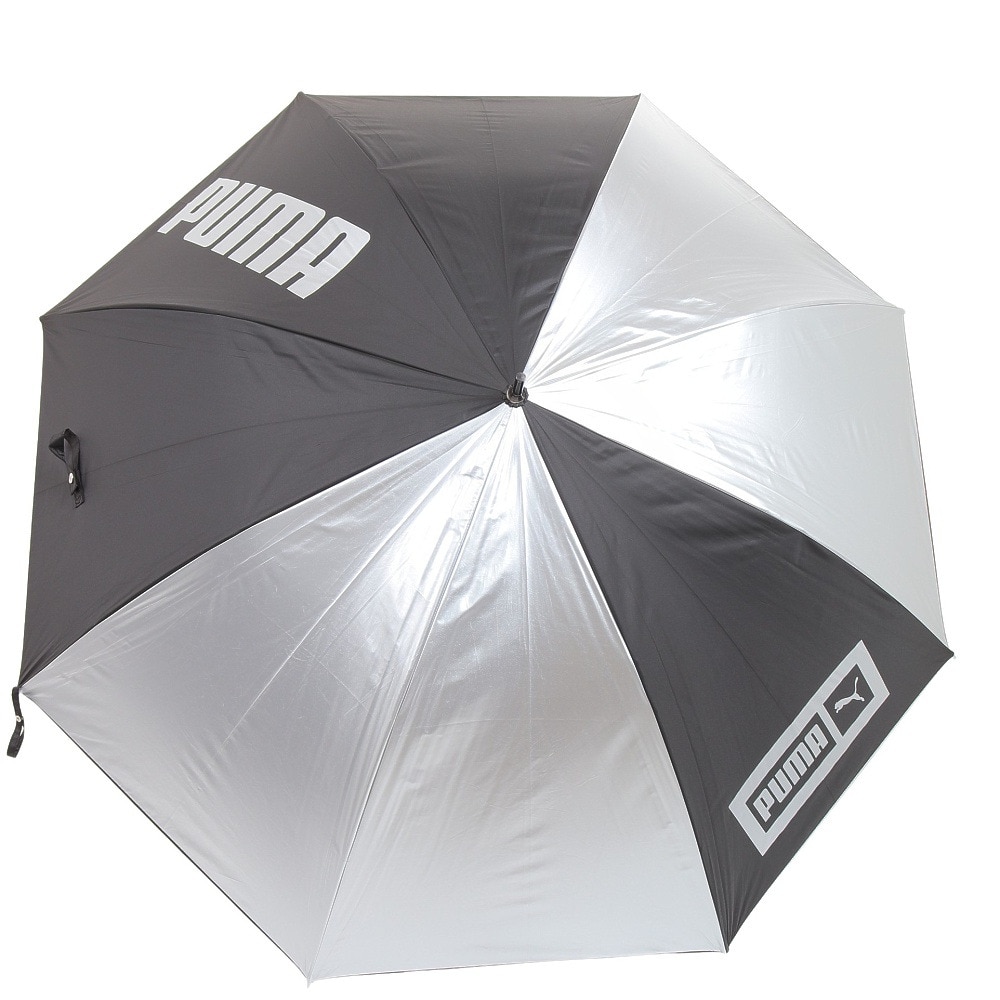 プーマ（PUMA）（メンズ、レディース）晴雨兼用 長傘 張り分けジャンプ傘 PBP60JP70 ブラック×シルバー