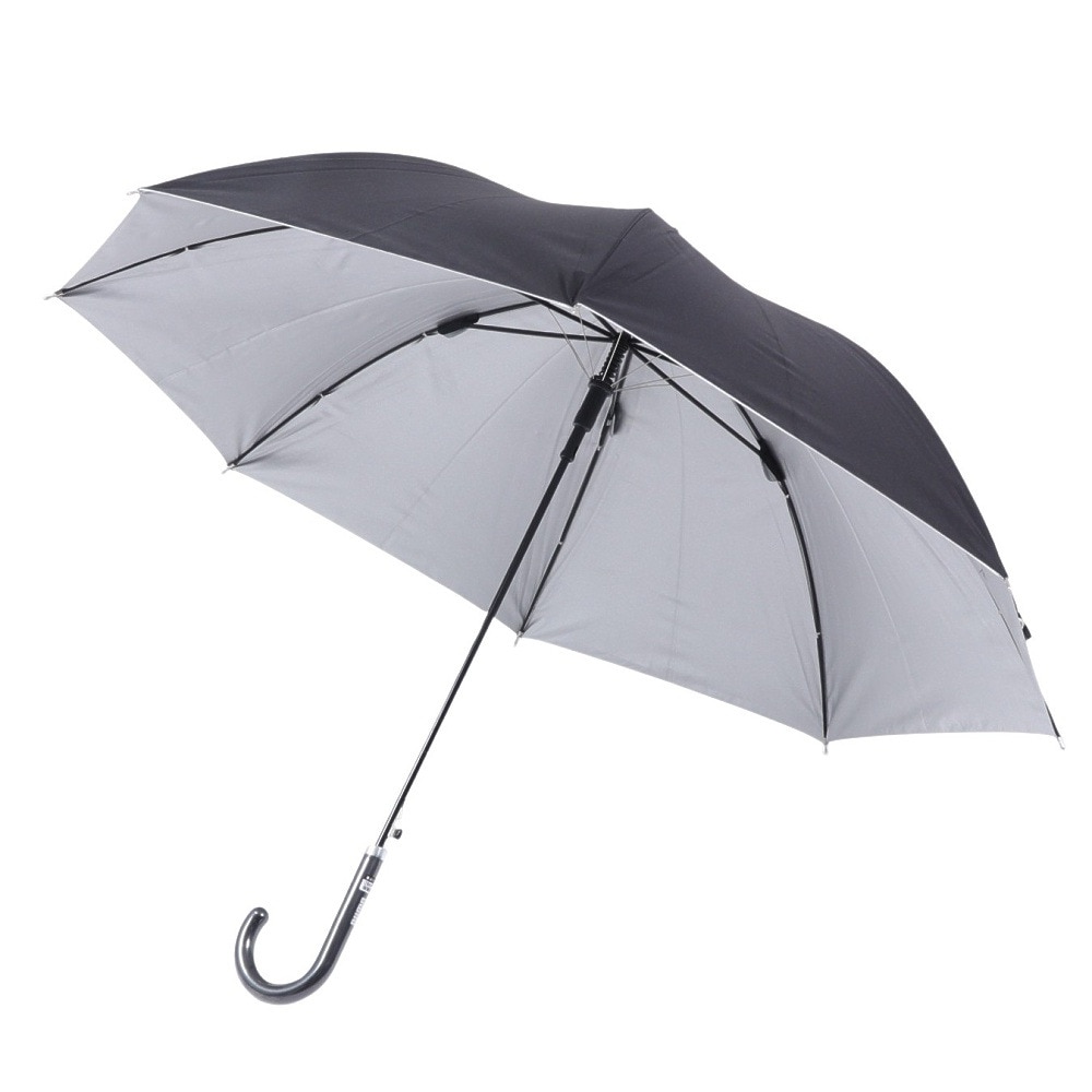 プーマ（PUMA）（メンズ、レディース）晴雨兼用ジャンプ傘 シルバーコーティング 無地 60cm PBP57JP60 BK 長傘 黒