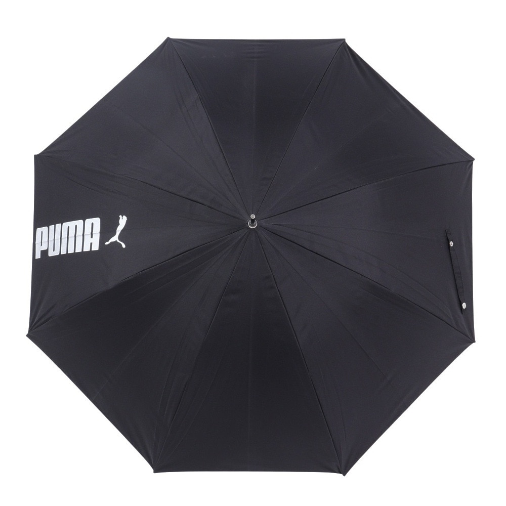 プーマ（PUMA）（メンズ、レディース）晴雨兼用ジャンプ傘 シルバーコーティング 無地 60cm PBP57JP60 BK 長傘 黒