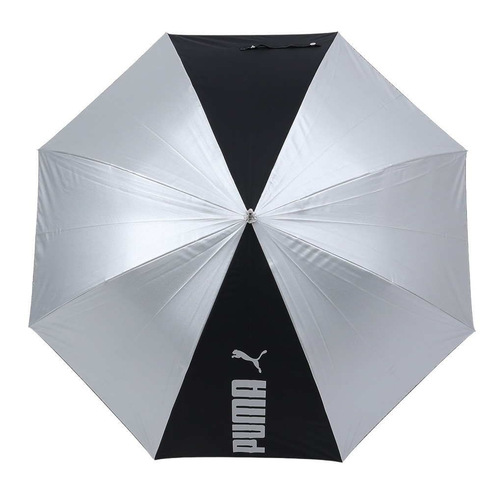 プーマ（PUMA）（メンズ、レディース）晴雨兼用 無地 60cm ジャンプ傘 PBP58JP60 SV 長傘 シルバー