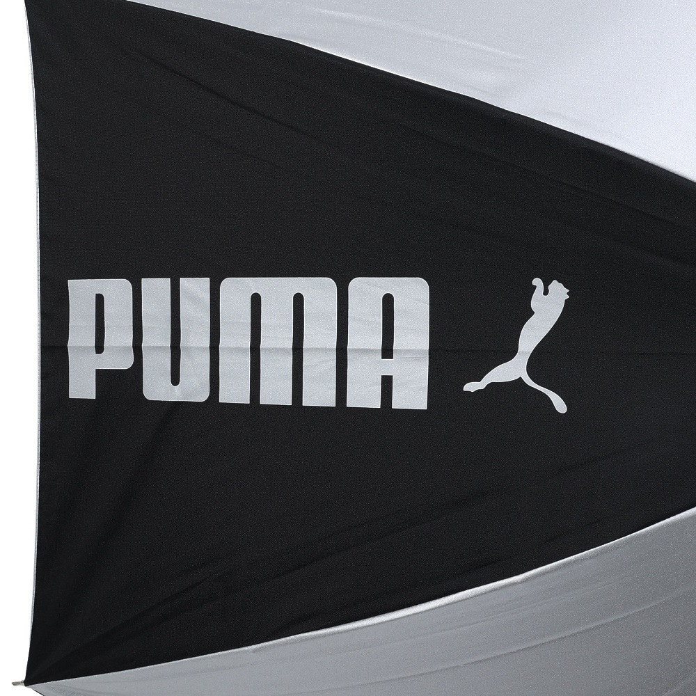 プーマ（PUMA）（メンズ、レディース）晴雨兼用 無地 60cm ジャンプ傘 PBP58JP60 SV 長傘 シルバー