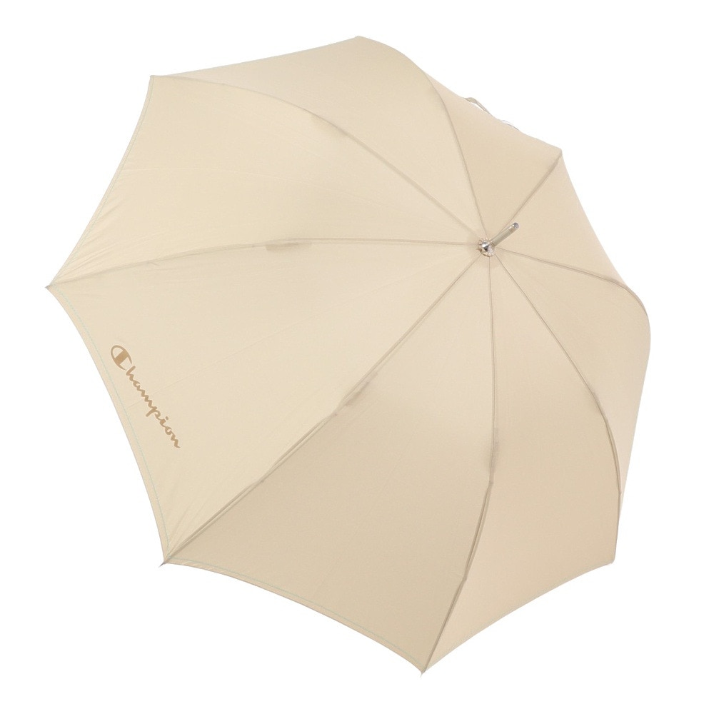チャンピオン（CHAMPION）（メンズ、レディース、キッズ）雨傘 長傘 くすみ 無地 60cm 耐風 CHL71JP60 BE ベージュ