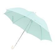 (メンズ、レディース、キッズ)雨傘 長傘 くすみ 無地 60cm 耐風 CHL71JP60 GR グリーン