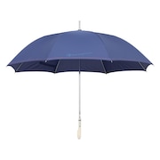 (レディース)雨傘 長傘 くすみ無地 60cm ジャンプ耐風傘 CHL71JP60 NV ネイビー
