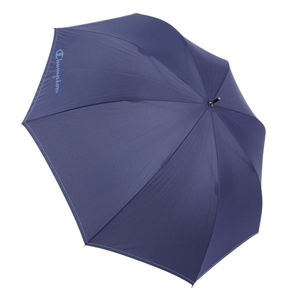 チャンピオン（CHAMPION）（メンズ、レディース）雨傘 無地ステッチ 65cm ジャンプ式 耐風 長傘 CHM69JP65 NV ネイビー