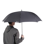 (メンズ、レディース)ストライプ 65cm ジャンプ式 耐風傘 CHM70JP65