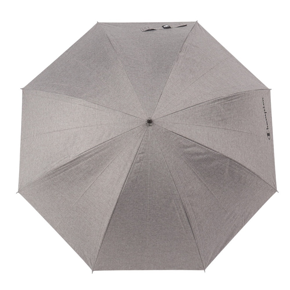 チャンピオン（CHAMPION）（メンズ、レディース）傘 晴雨兼用シャンブレー ジャンプ傘 65cm グレー CHM81JP65 GY 長傘 日傘 雨傘 兼用 遮光 UVカット