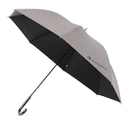 (メンズ、レディース)傘 晴雨兼用シャンブレー ジャンプ傘 65cm グレー CHM81JP65 GY 長傘 日傘 雨傘 兼用 遮光 UVカット