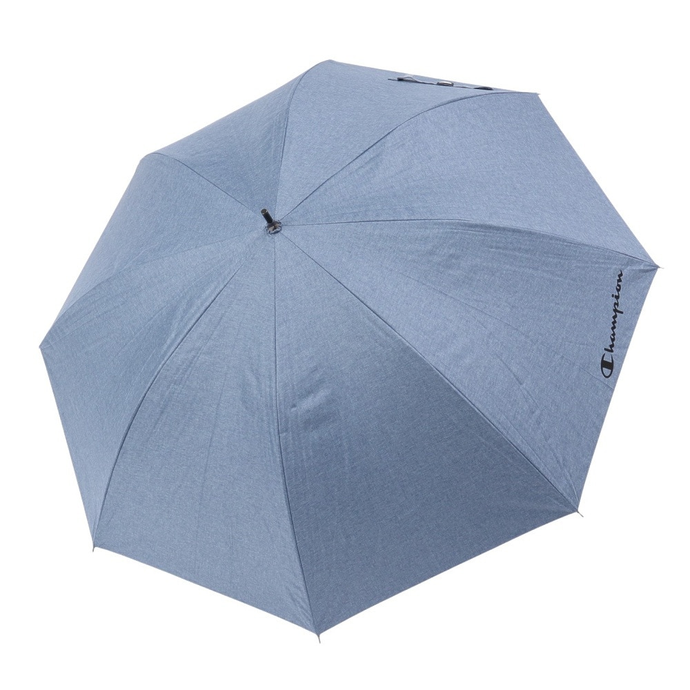 チャンピオン（CHAMPION）（メンズ、レディース）傘 晴雨兼用シャンブレー 65cm ジャンプ傘 紺 CHM81JP65 NV 長傘 雨傘 遮光 UVカット 紫外線カット