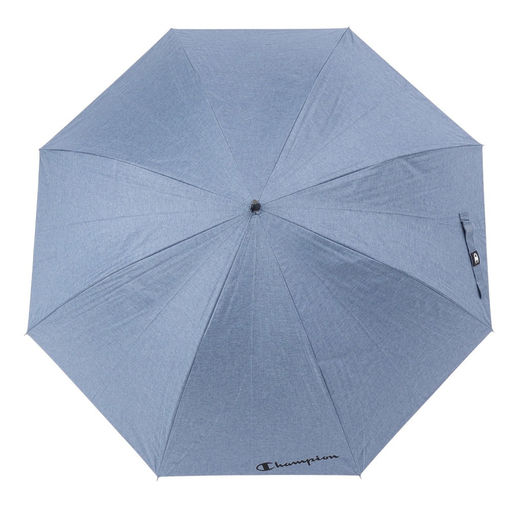 チャンピオン（CHAMPION）（メンズ、レディース）傘 晴雨兼用シャンブレー 65cm ジャンプ傘 紺 CHM81JP65 NV 長傘 雨傘 遮光 UVカット 紫外線カット