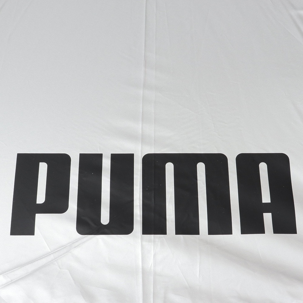プーマ（PUMA）（メンズ、レディース、キッズ）長傘 晴雨兼用 ジャンプ傘 シルバー×黒 70cm PBP66JP70 BK UPF50+ UVカット 軽量 日傘 雨傘