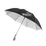 (メンズ、レディース)晴雨兼用SV 無地60cm JP 傘 黒 PBP76JP60 BK 紫外線対策 遮光 軽量  反射素材 ロゴ シンプル 学生