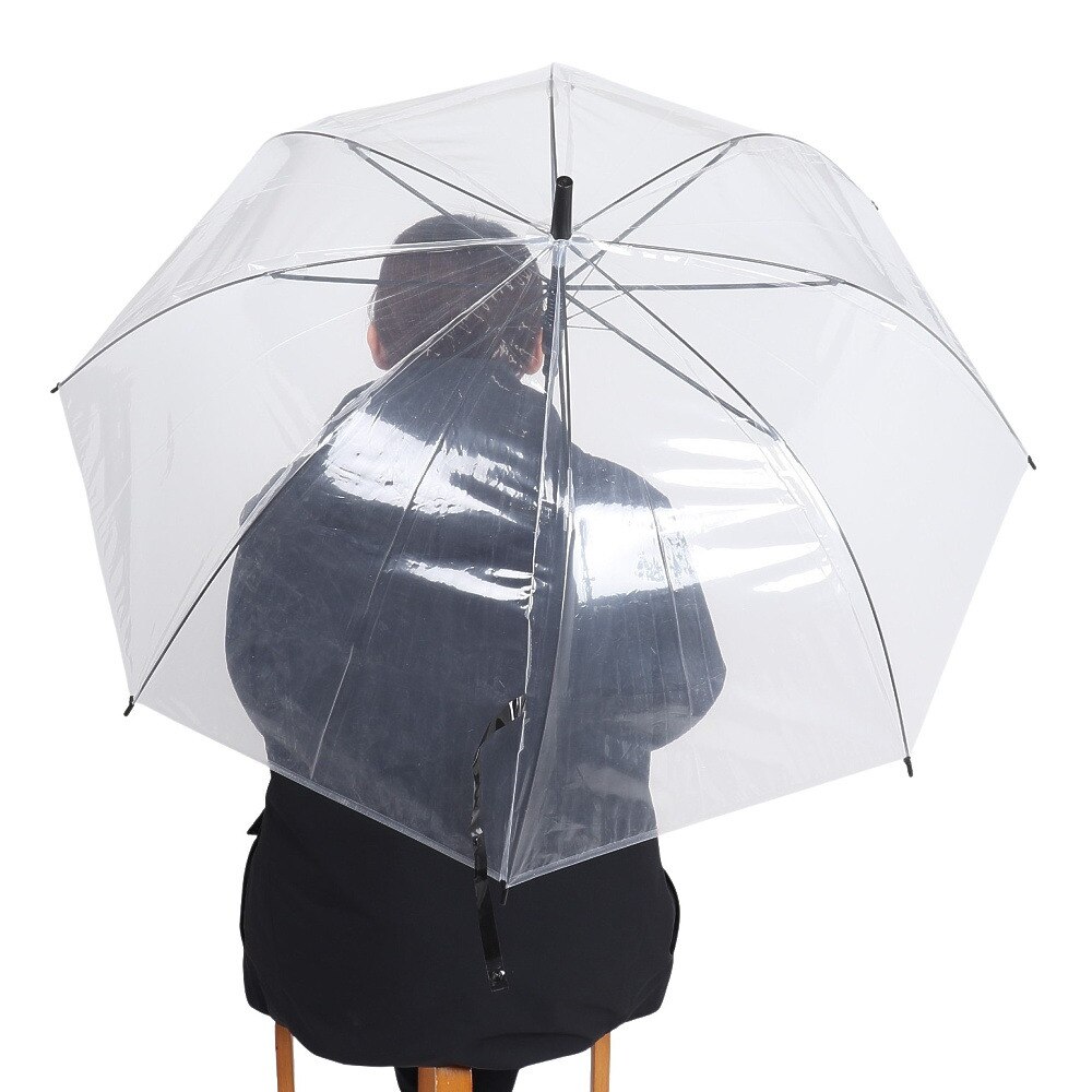 中谷（nakatani）（メンズ、レディース）雨傘 クリア 65cm ビニール傘 115-065 透明傘 長傘 ワンタッチオープン