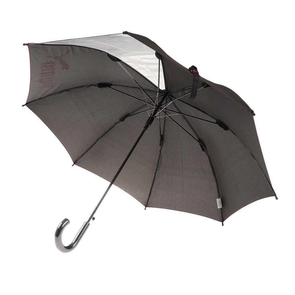 ボーイズ ワンポイント1駒透明ジャンプ傘 PA1355JPS BK