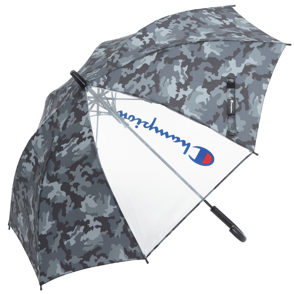 チャンピオン（CHAMPION）（キッズ）雨傘 ジュニア 子供用傘 ジャンプ式 長傘 58cm CHS49JP58 BK 黒