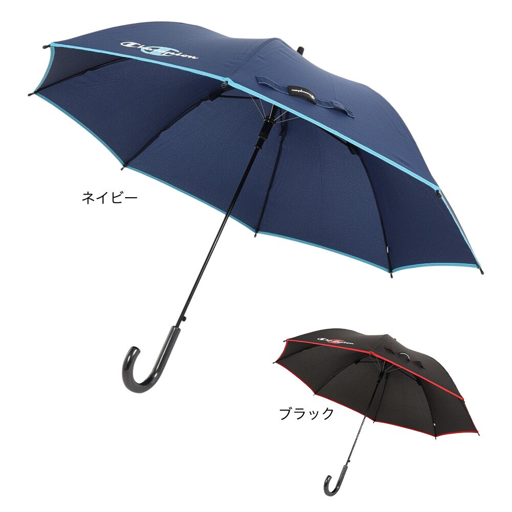 チャンピオン（CHAMPION）（キッズ）雨傘 パイピング ジャンプ傘 長傘 CHS26JP55 ネイビー 55cm