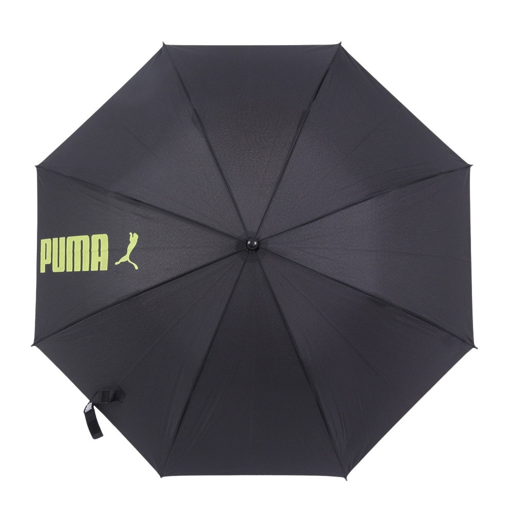 プーマ（PUMA）（キッズ）雨傘 ジュニア 長傘 ステッチ無地 55cm ジャンプ傘 PBS55JP55 BK 黒