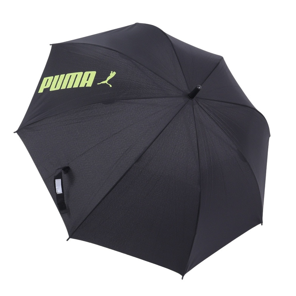 プーマ（PUMA）（キッズ）雨傘 ジュニア ステッチ無地 長傘PBS55JP60 BK 60cm ジャンプ傘 黒