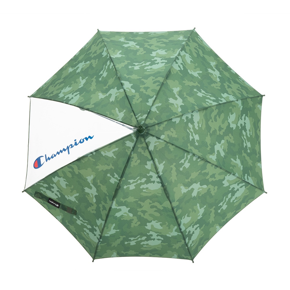 チャンピオン（CHAMPION）（キッズ）雨傘 長傘 迷彩 58cm ジャンプ傘 耐風 CHS49JP58 GR グリーン