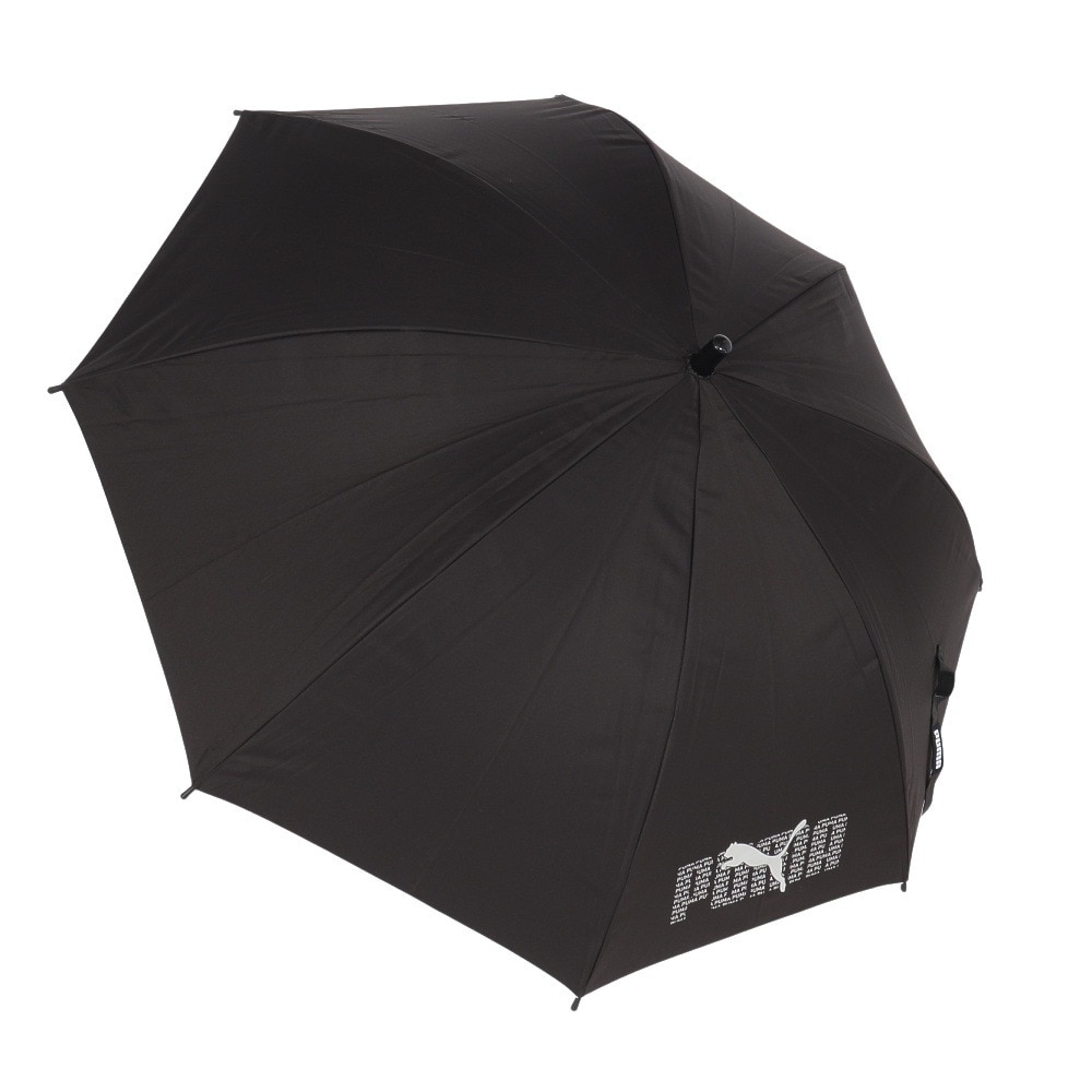 プーマ（PUMA）（キッズ）晴雨兼用SV 55cm JP 傘 黒 PBS75JP55 BK 紫外線対策 遮光 軽量  反射素材 ロゴ シンプル 学生