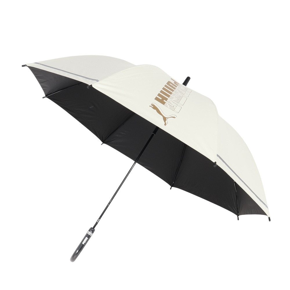 プーマ（PUMA）（キッズ）晴雨兼用 反射テープ60cm JP 傘 PBS80JP58 IV UVカット 紫外線対策 遮光 軽量  反射素材 ロゴ シンプル 学生