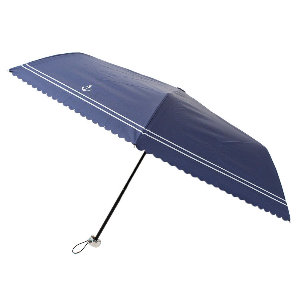 折りたたみ日傘50cm スカラップ 929005 NV