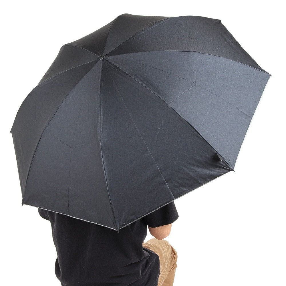 プーマ（PUMA）（メンズ）晴雨兼用 ガンメタリック 折りたたみ傘 58cm PBM25HK BK 黒